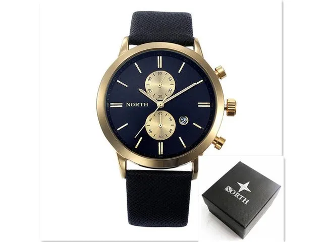 2017 Mens Watches Top Luxury Brand Quartz Watch Casual Leather Sports Wristwatch Montre Homme Male Clock Relogio Masculino