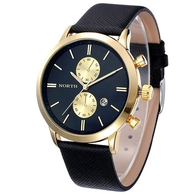 2017 Mens Watches Top Luxury Brand Quartz Watch Casual Leather Sports Wristwatch Montre Homme Male Clock Relogio Masculino