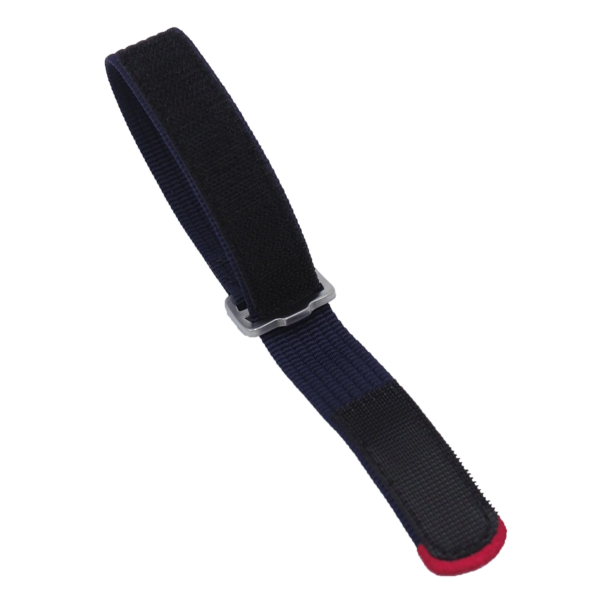 22mm Military Style Navy Blue Nylon Watch Strap For Tudor, Velcro Style