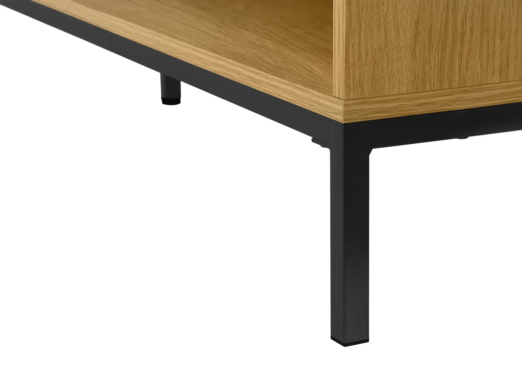 60" L-Shaped Natural Contemporary Office Desk