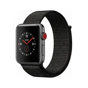 Apple Watch Series 3 38mm Smartwatch (GPS   Cellular, Space Gray Aluminum Case, Black Sport Loop Band) MRQE2LL/A