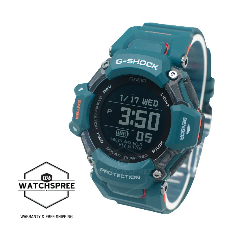 Casio G-Shock GBD-H2000 Lineup G-SQUAD Bluetooth® Tough Solar Multi-Sport Series Bio-Based Blue Resin Band Watch GBDH2000-2D GBD-H2000-2D GBD-H2000-2