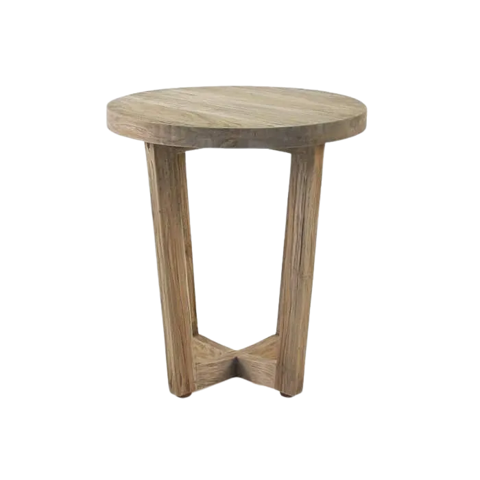 Coco Reclaimed Teak Round Side Table