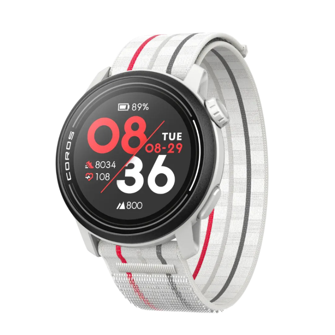 COROS - Pace 3 GPS Sport Watch - White Nylon