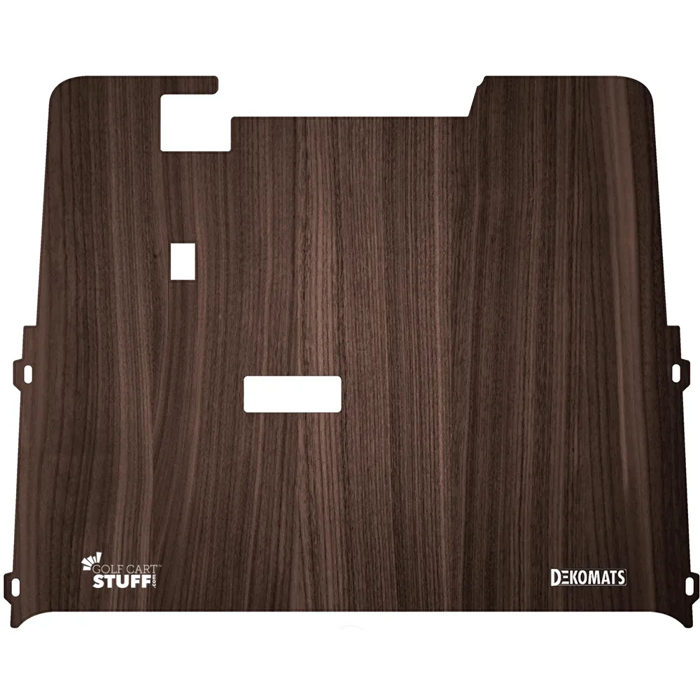 Custom Golf Cart Floor Mats- Wood | Dekomats™