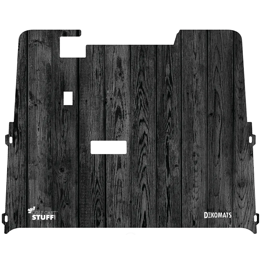 Custom Golf Cart Floor Mats- Wood | Dekomats™