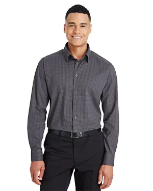 Devon & Jones DG535 CrownLux Performance Men's Tonal Mini Check Shirt