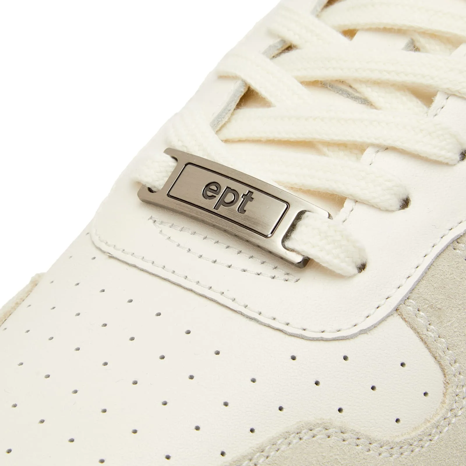 East Pacific Trade Dive Court Sneaker in Off White, Tofu & Green