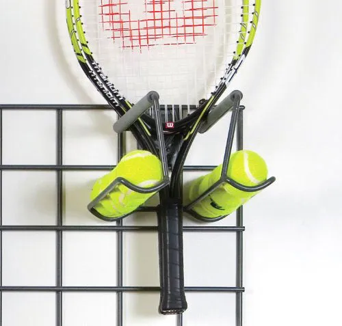 Garage Grid and StoreWall Racquet Holder Rack