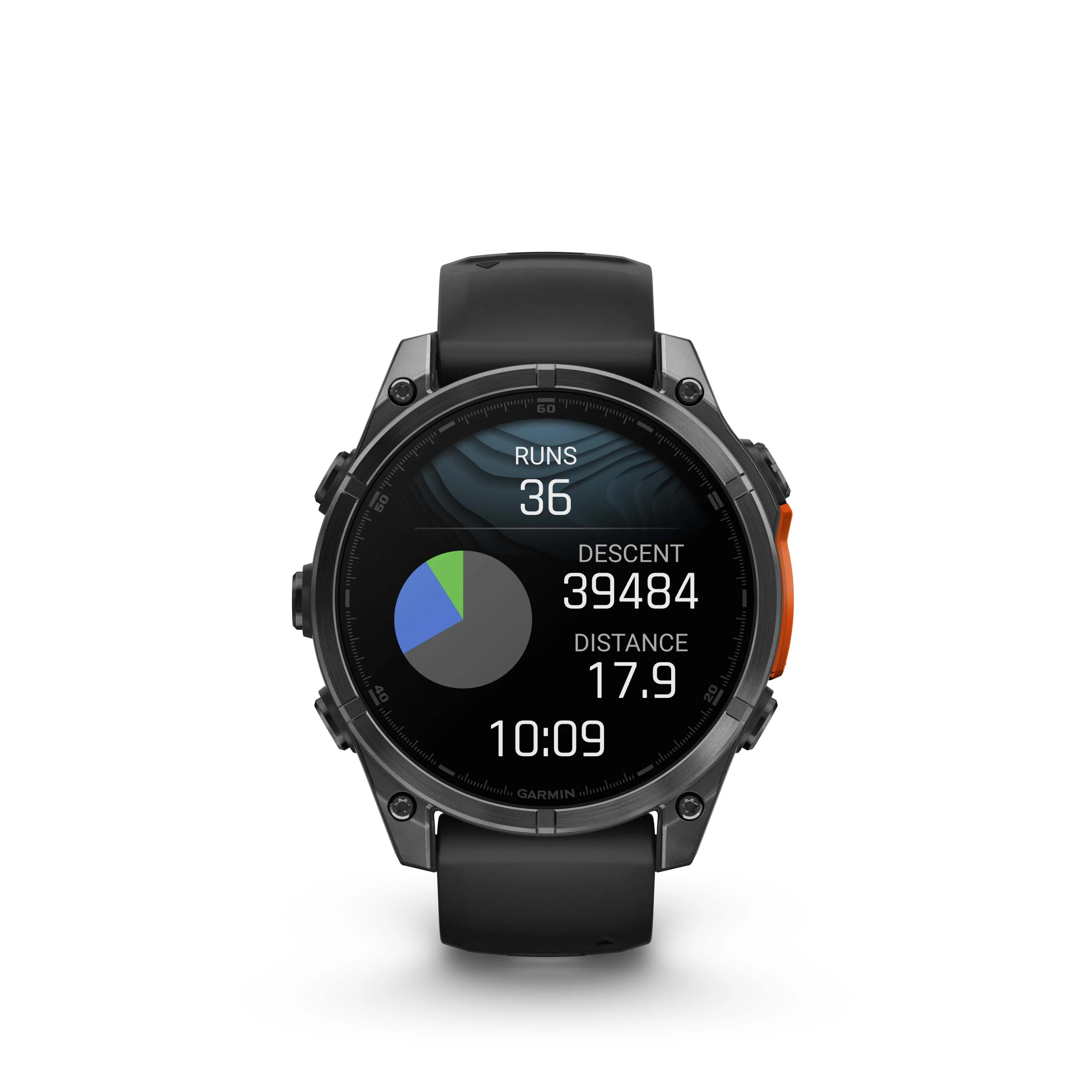 Garmin Fenix 8 47 mm, AMOLED Slate Gray with Black Silicone Band Multisport GPS Smartwatch (010-02904-00)