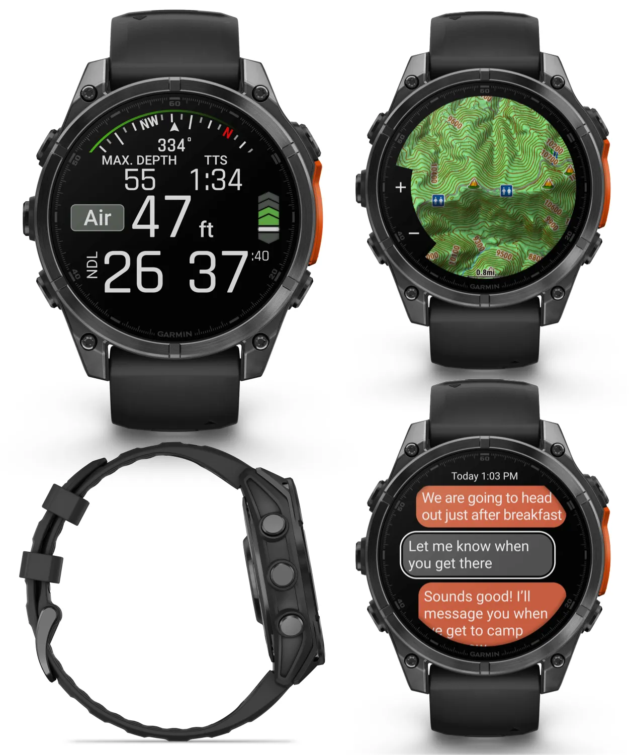 Garmin fenix 8 Multisport GPS Smartwatch, Wearable4U