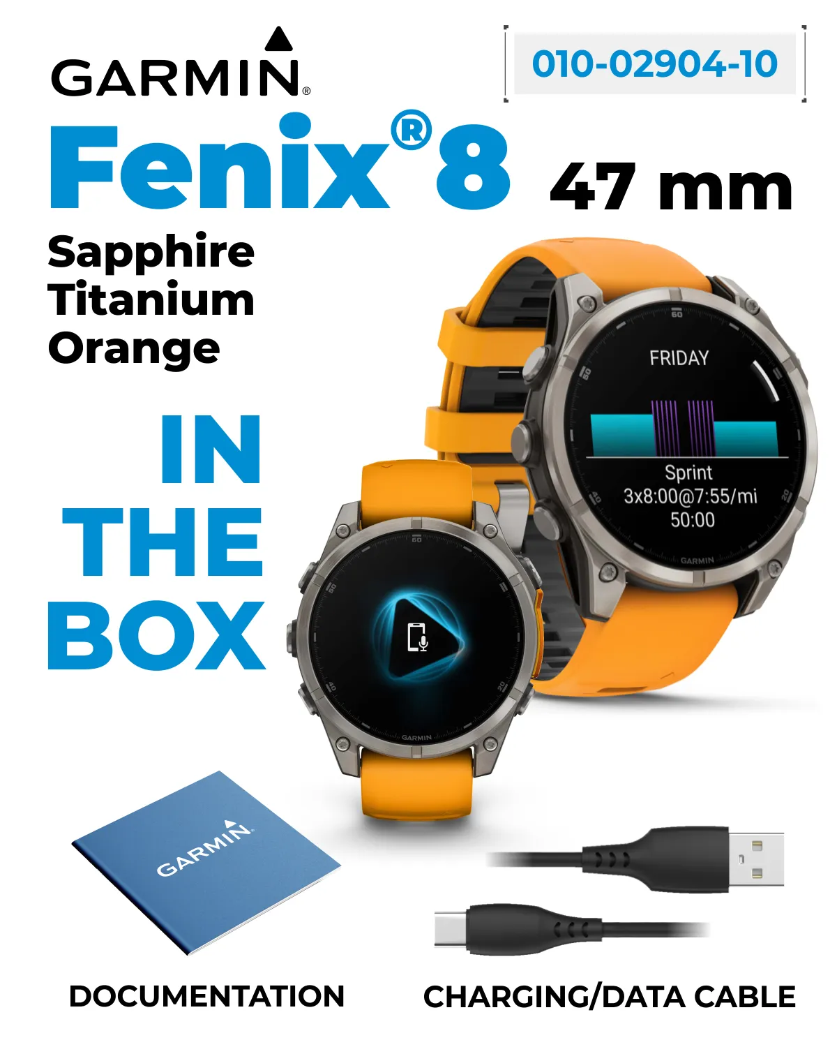 Garmin fenix 8 Multisport GPS Smartwatch, Wearable4U