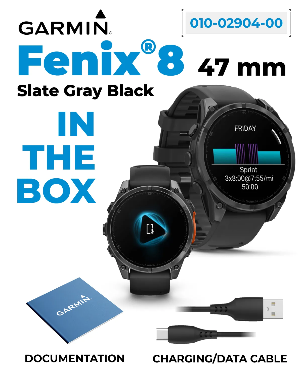 Garmin fenix 8 Multisport GPS Smartwatch, Wearable4U