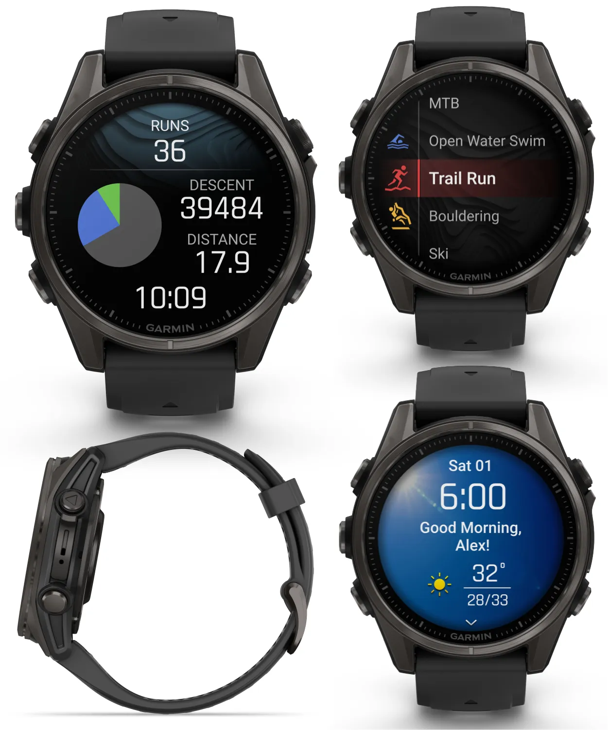 Garmin fenix 8 Multisport GPS Smartwatch, Wearable4U