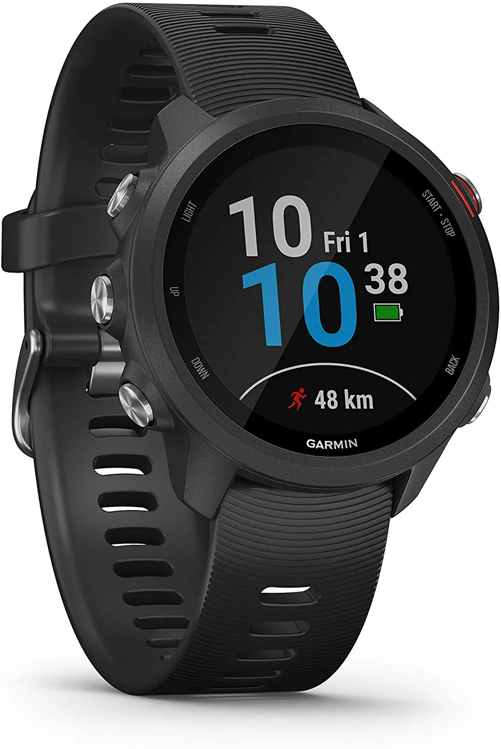 Garmin Forerunner 245 GPS Running Smartwatch (010-02120-20, Berry/Teal/White)