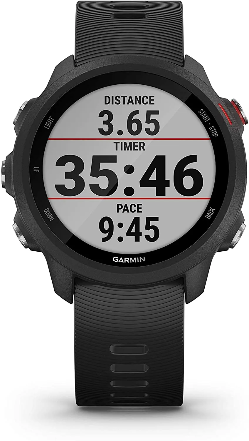 Garmin Forerunner 245 GPS Running Smartwatch (010-02120-20, Blue/Khaki/Lime)