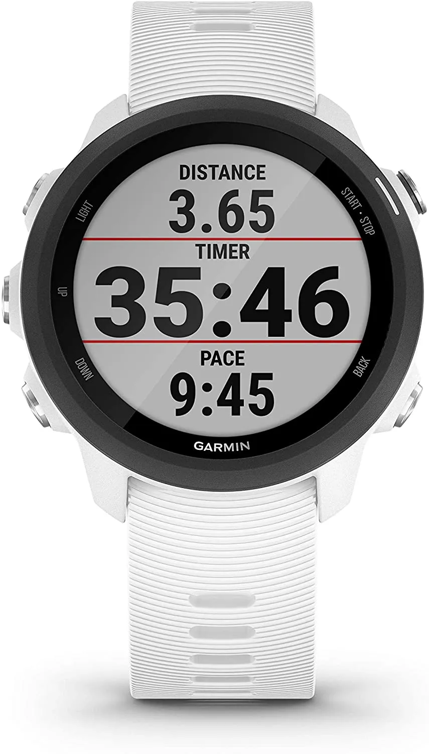 Garmin Forerunner 245 GPS Running Smartwatch (010-02120-21, Black/Pink/Teal)