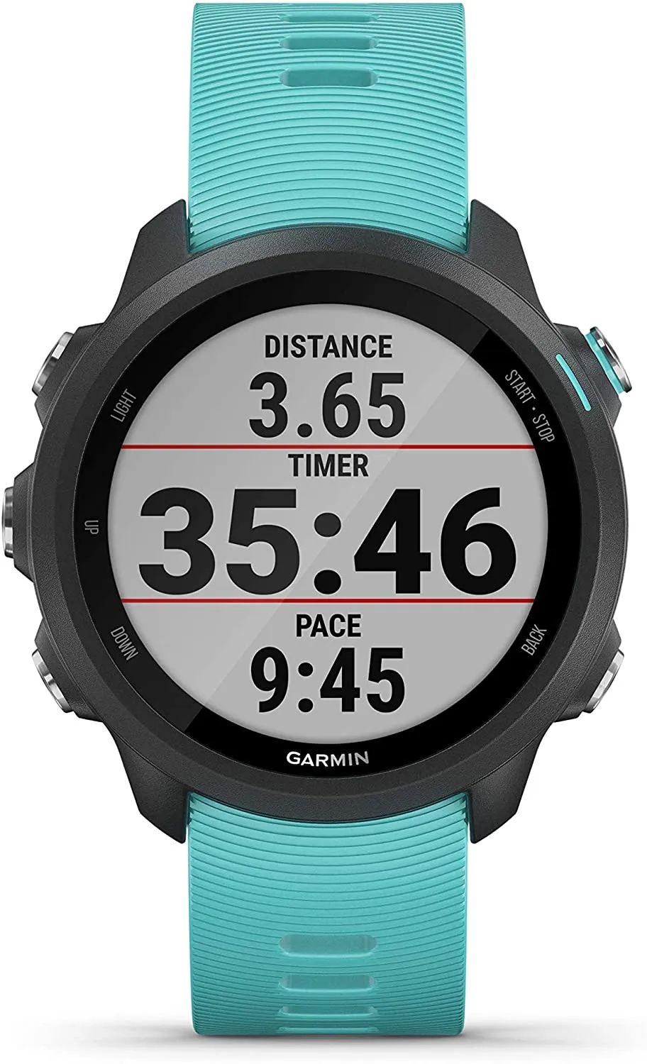 Garmin Forerunner 245 GPS Running Smartwatch (010-02120-22, Black/Orange/Red)