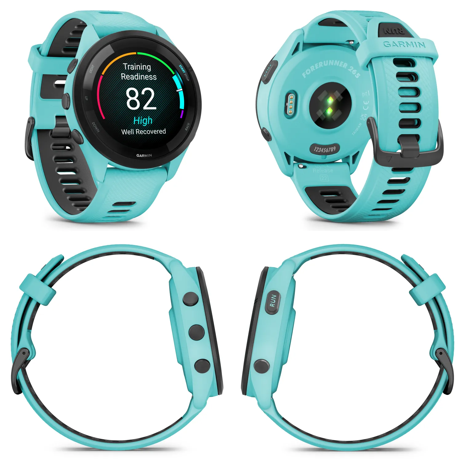 Garmin Forerunner 265 Series Running Smartwatch, 46mm or 42mm AMOLED Touchscreen Display