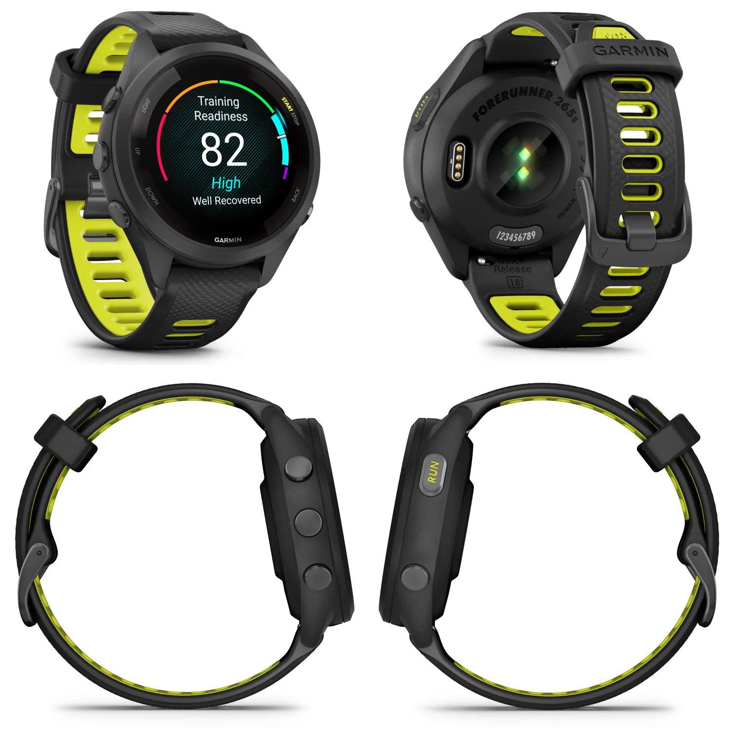 Garmin Forerunner 265 Series Running Smartwatch, 46mm or 42mm AMOLED Touchscreen Display