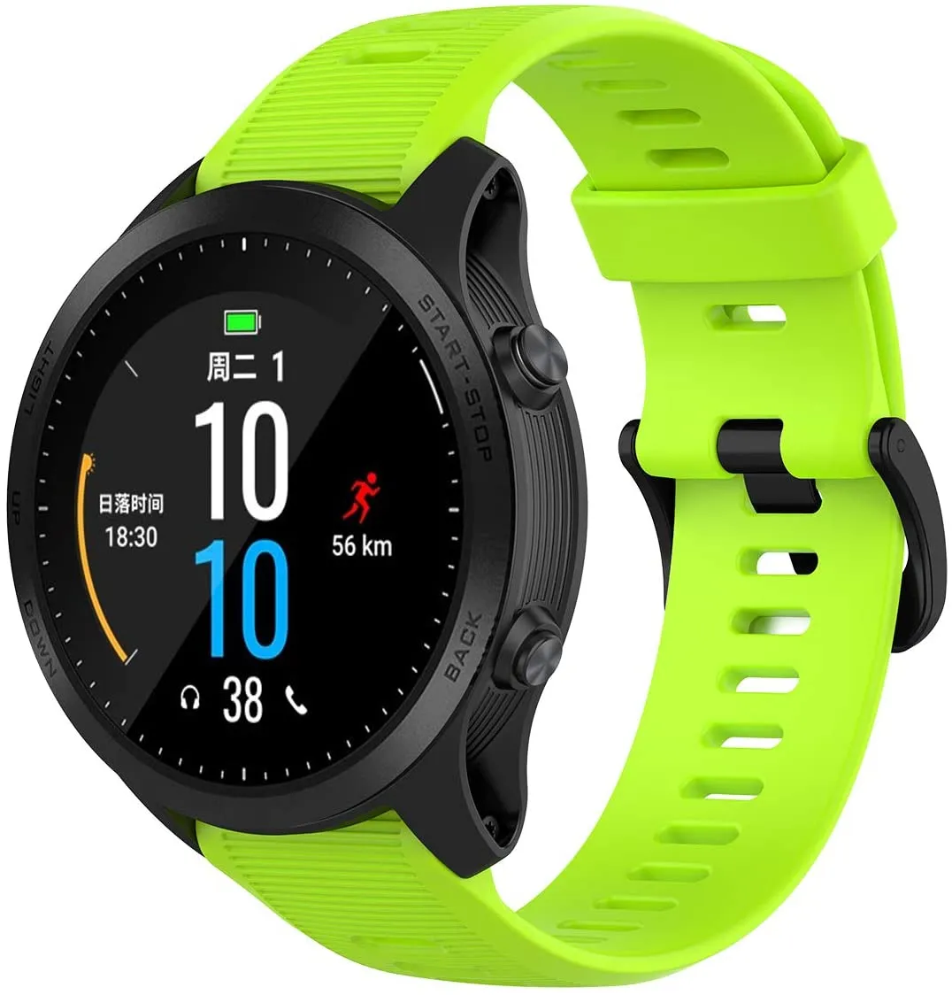 Garmin Forerunner 945 Bundle, Premium GPS Running/Triathlon Smartwatch (010-02063-10, Black/Lime/White)