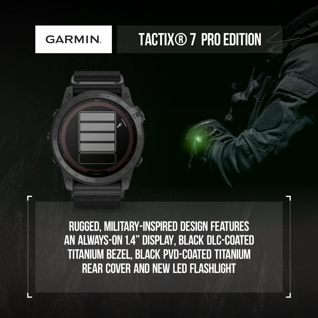 Garmin Tactix 7 Tactical Multisport GPS Smartwatch