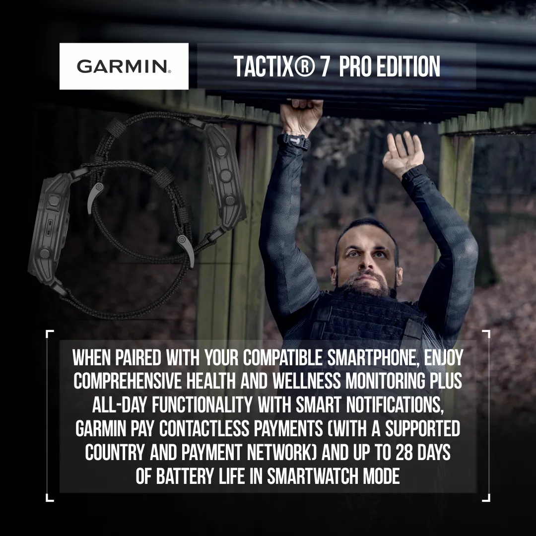 Garmin Tactix 7 Tactical Multisport GPS Smartwatch