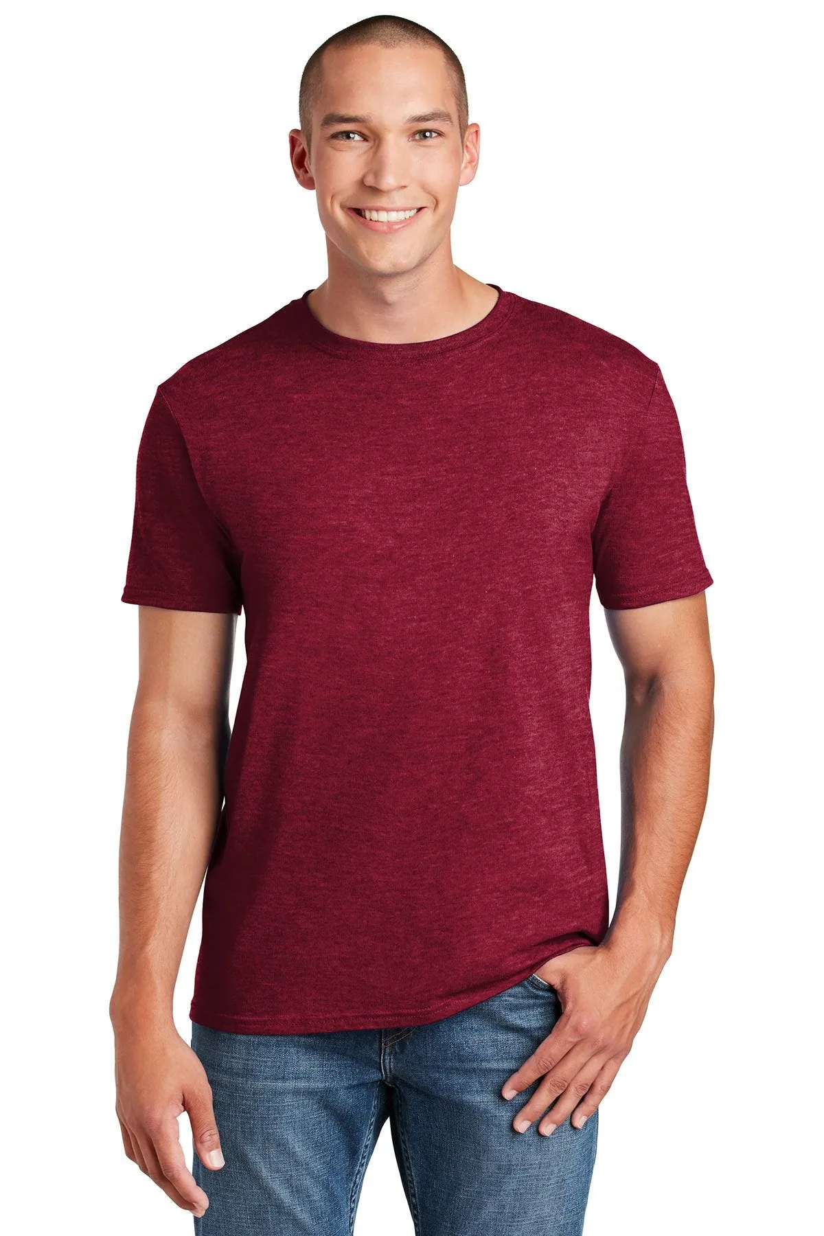 Gildan Softstyle T Shirt Antique Cherry Red