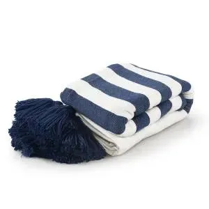 Harbor 80271TNV True Navy Throw Blanket