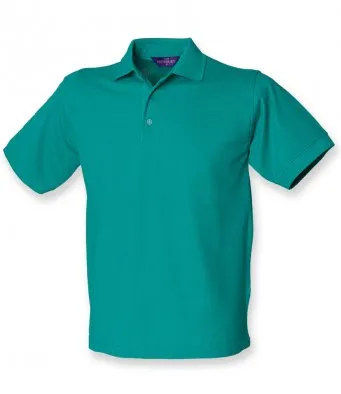 Henbury Heavy Poly/Cotton Piqué Polo Shirt