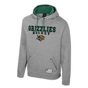 Hoodie: Heather Grey Grizzlies Team