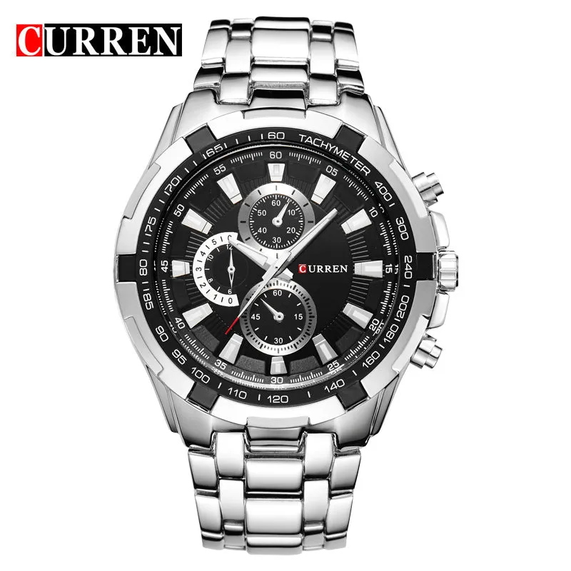 HOT2016 CURREN Watches Men quartz TopBrand  Analog  Military male Watches Men Sports army Watch Waterproof Relogio Masculino8023