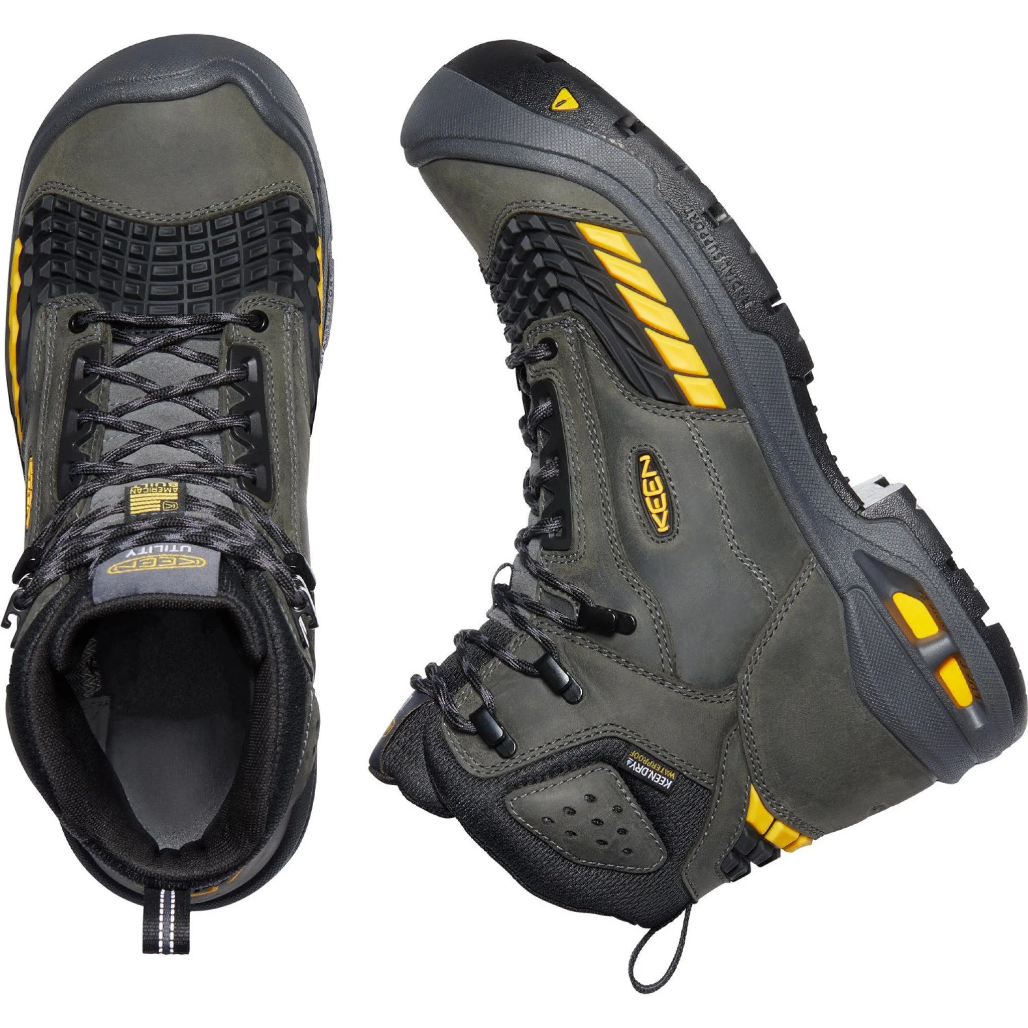 KEEN TROY 6" WATERPROOF CARBON-FIBER TOE MEN'S