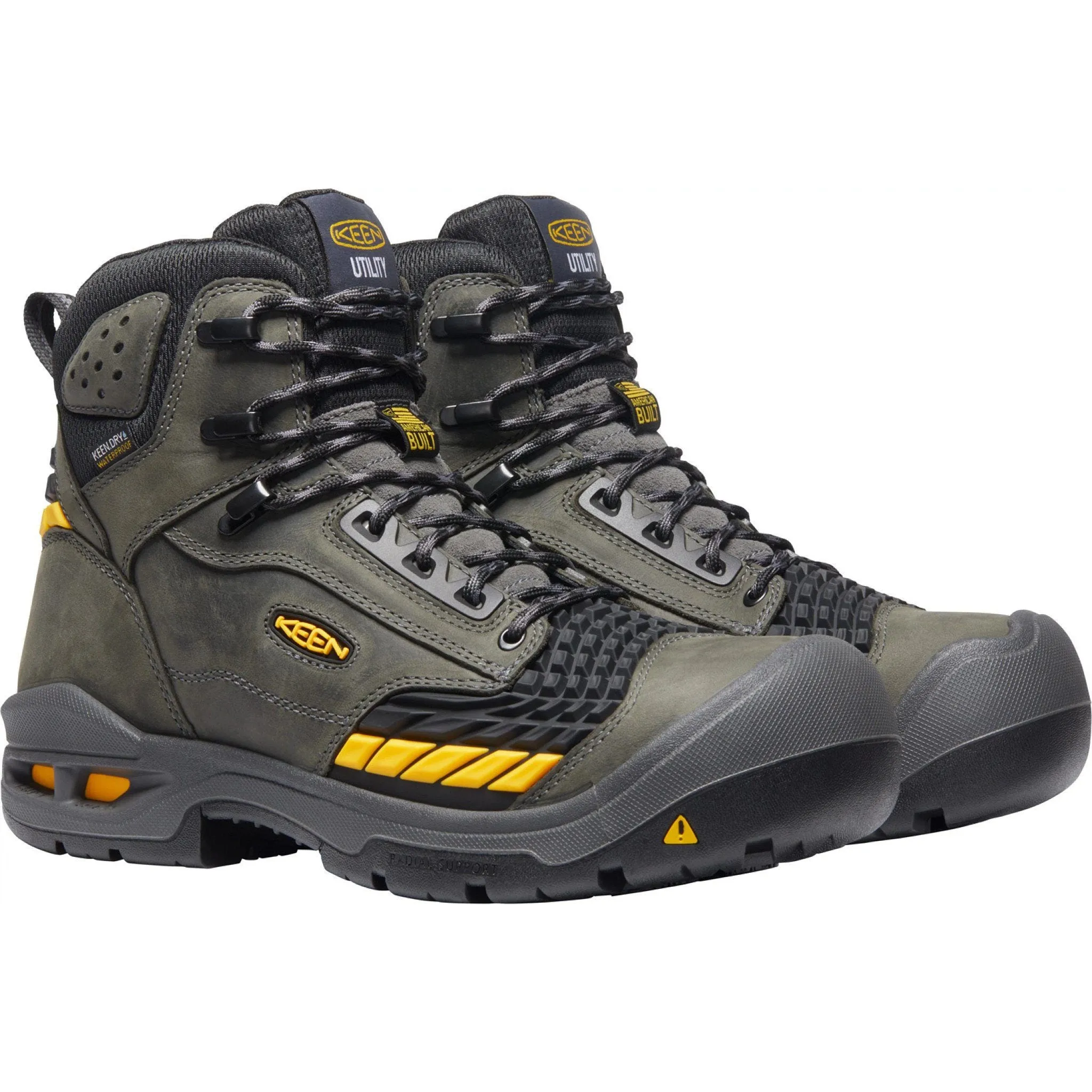 KEEN TROY 6" WATERPROOF CARBON-FIBER TOE MEN'S