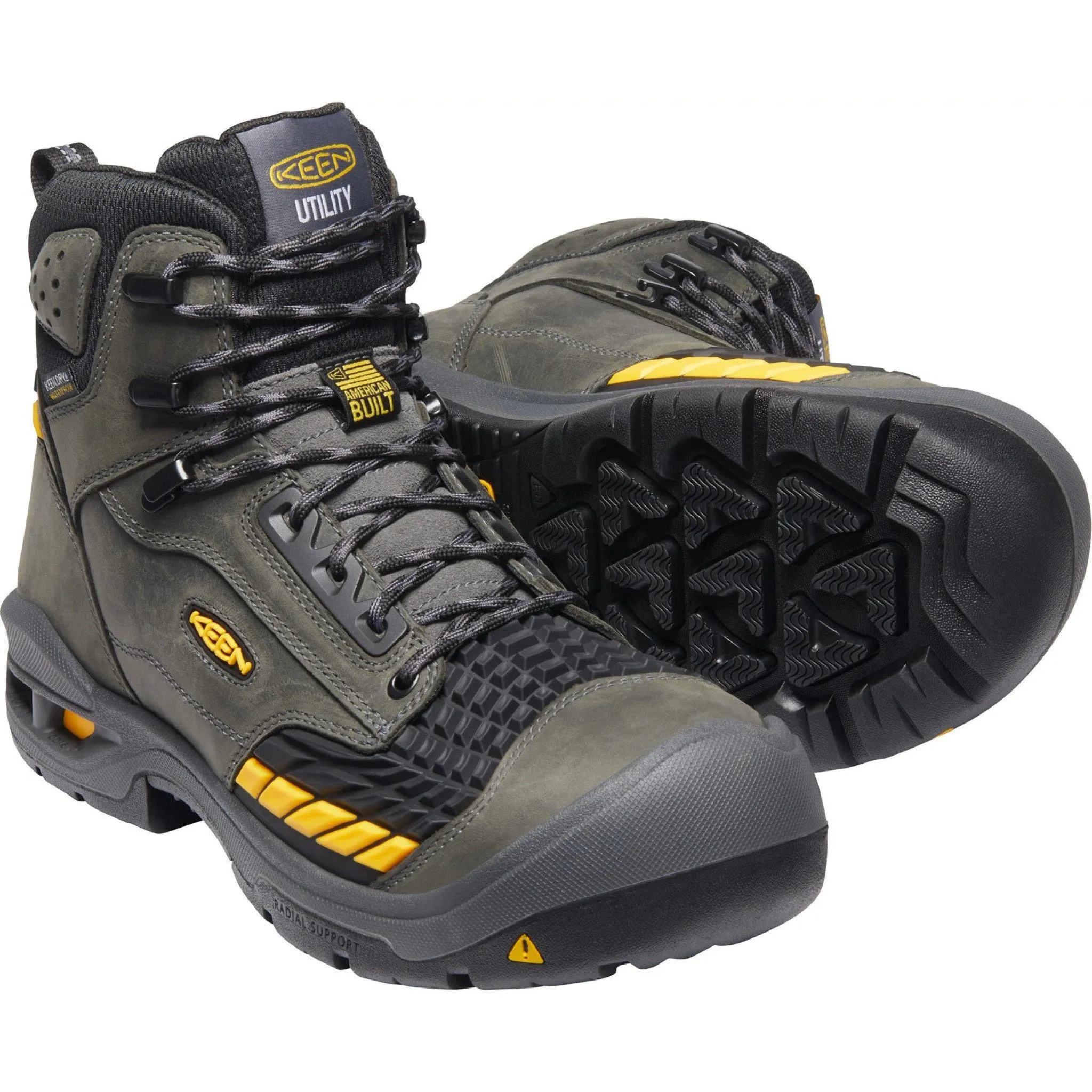 KEEN TROY 6" WATERPROOF CARBON-FIBER TOE MEN'S