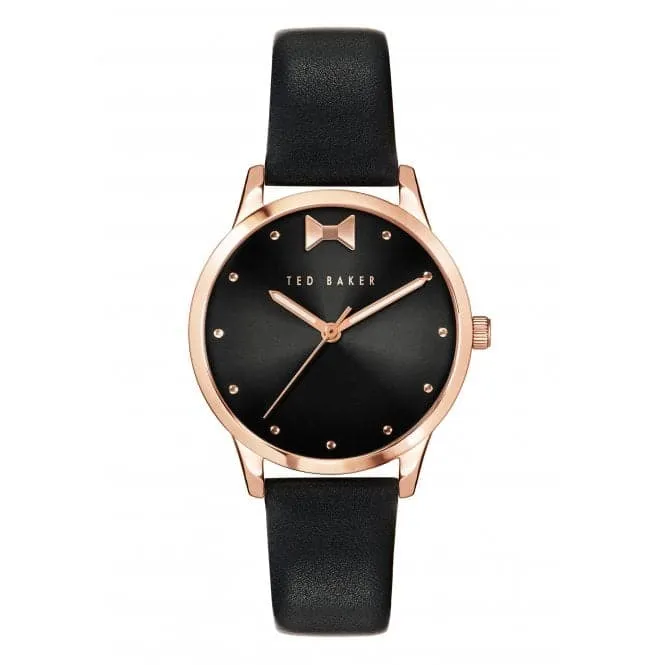 Ladies Fitzrovia Bow Black Steel Watch BKPFZS119