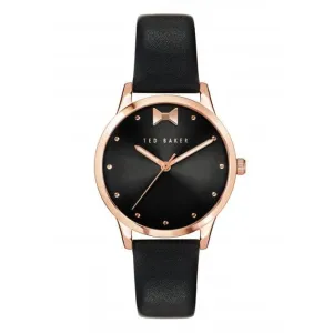 Ladies Fitzrovia Bow Black Steel Watch BKPFZS119