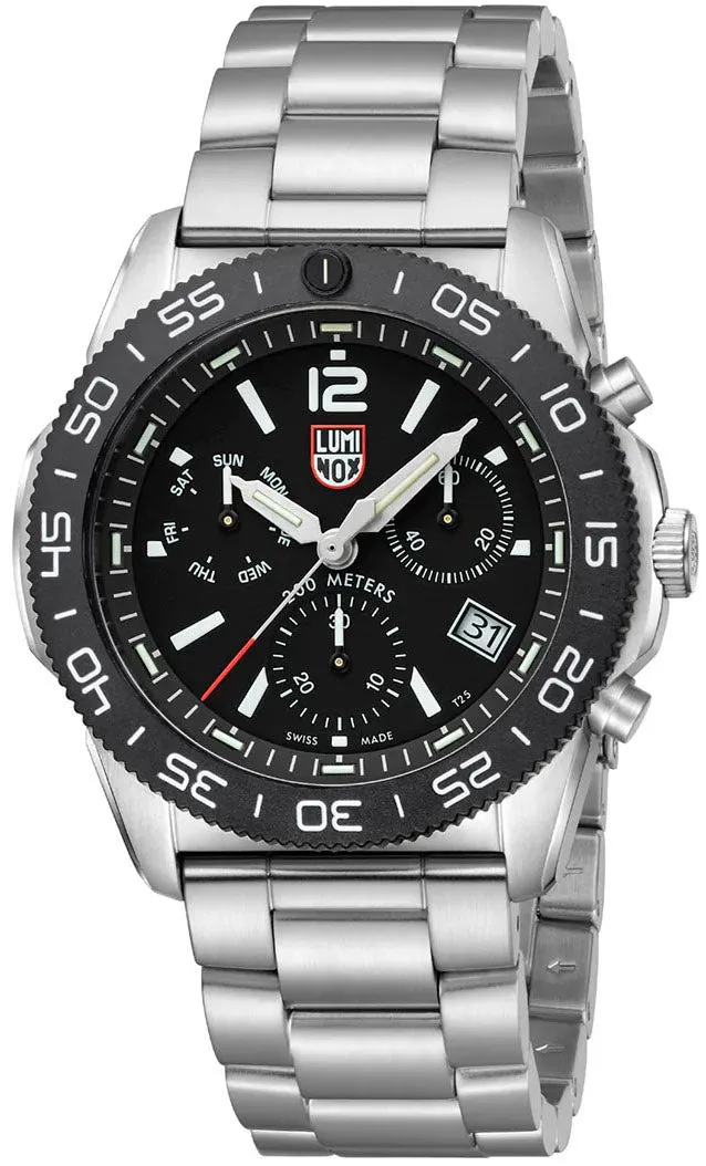 LMX Watch Sea Pacific Diver Chronograph 314 Black Black