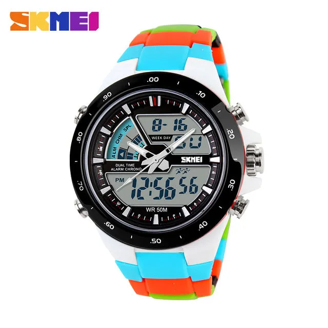 Men LED Digital Quartz Watch Electronic SKMEI Fashion Outdoor Sports Watches Watwrproof Wristwatches Man Clock Relogio Masculino