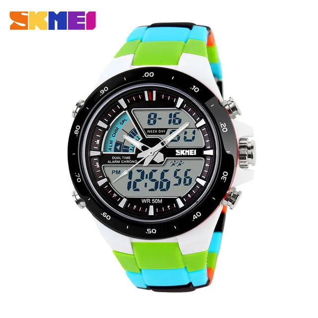 Men LED Digital Quartz Watch Electronic SKMEI Fashion Outdoor Sports Watches Watwrproof Wristwatches Man Clock Relogio Masculino