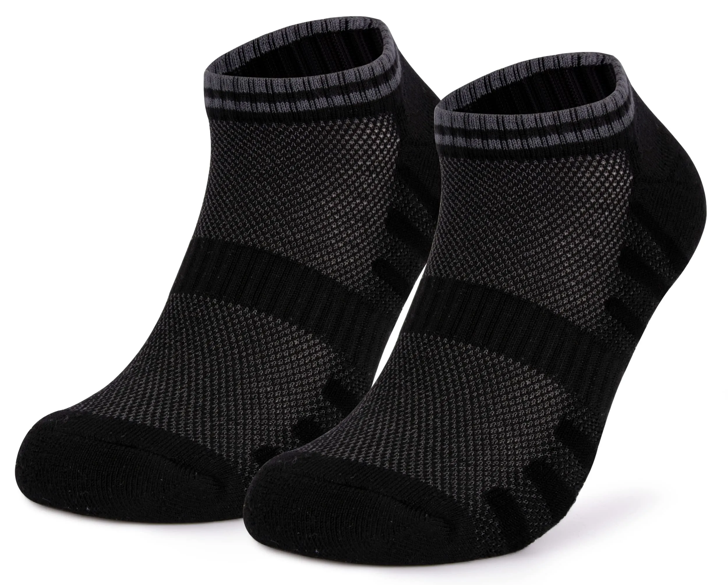 Mush Bamboo Socks for Running, Sports & Casual Wear- Ultra Soft, Anti Microbial,Breathable Low Cut Ankle Length UK Size 6-10