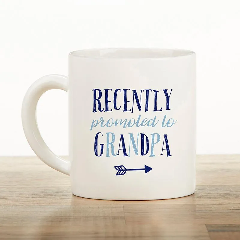 Promoted To Grandpa 16 oz. Mug