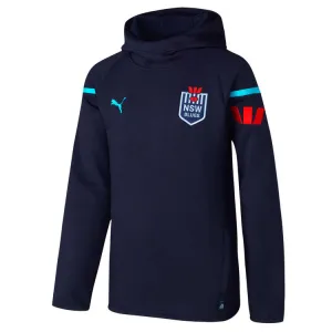 Puma 2024 NSW Blues Team Hoodie Youth Blue