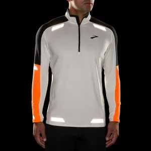 Run Visible 1/2 Zip 2.0 | Ecru/Fluoro Flash/Black