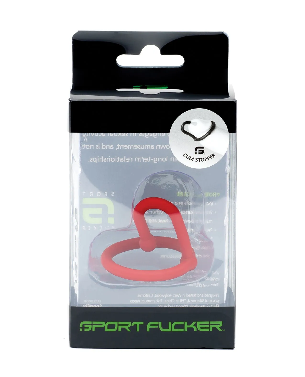 Sport Fucker Cum Stopper - Red