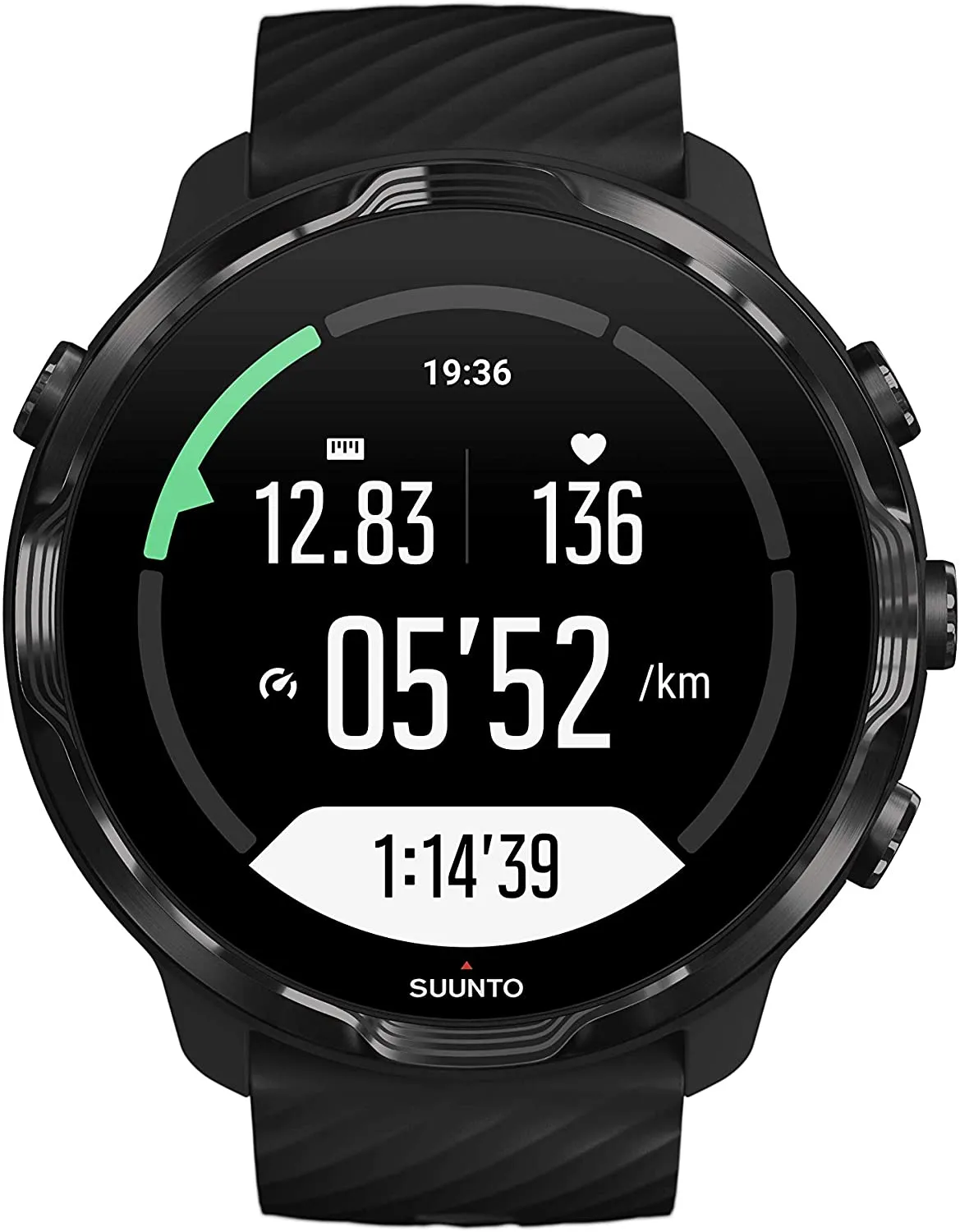 Suunto 7 Black Lime GPS Smartwatch With Versatile Sports Experience (SS050379000)