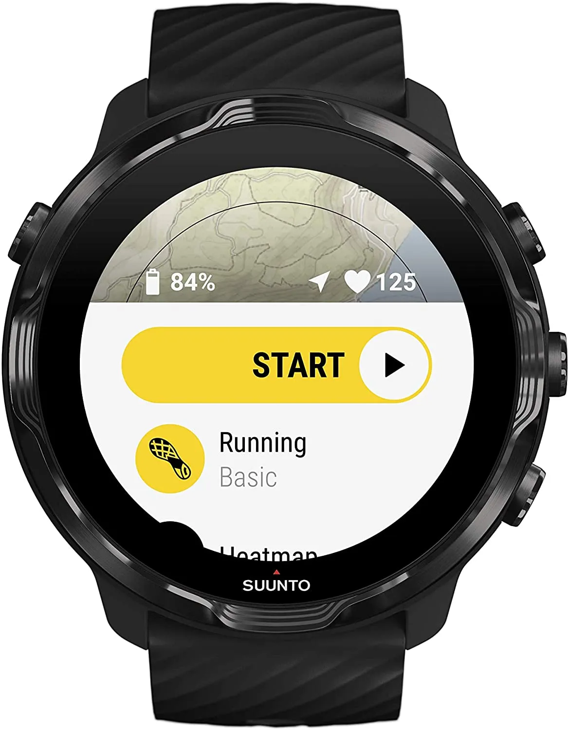 Suunto 7 Black Lime GPS Smartwatch With Versatile Sports Experience (SS050379000)