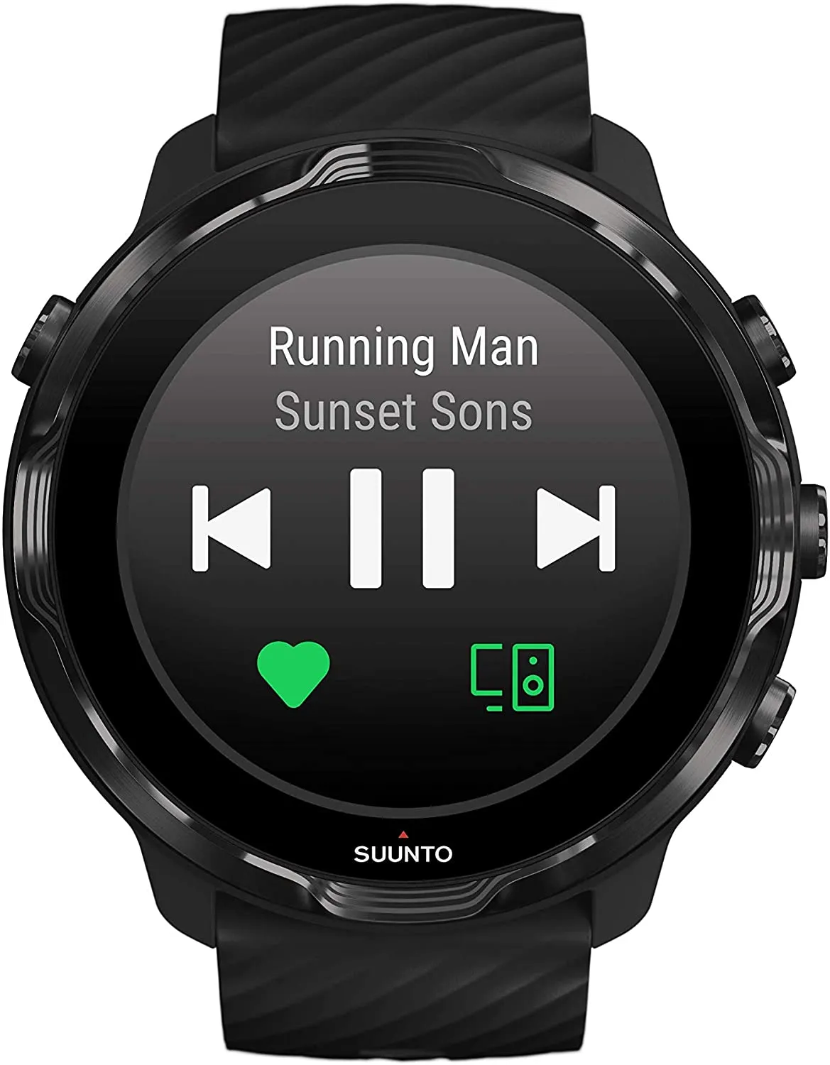 Suunto 7 Black Lime GPS Smartwatch With Versatile Sports Experience (SS050379000)