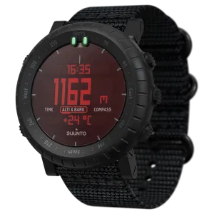 Suunto CORE Alpha Stealth Smartwatch Black with Compass and Altimeter and Barometer (SS050504000)