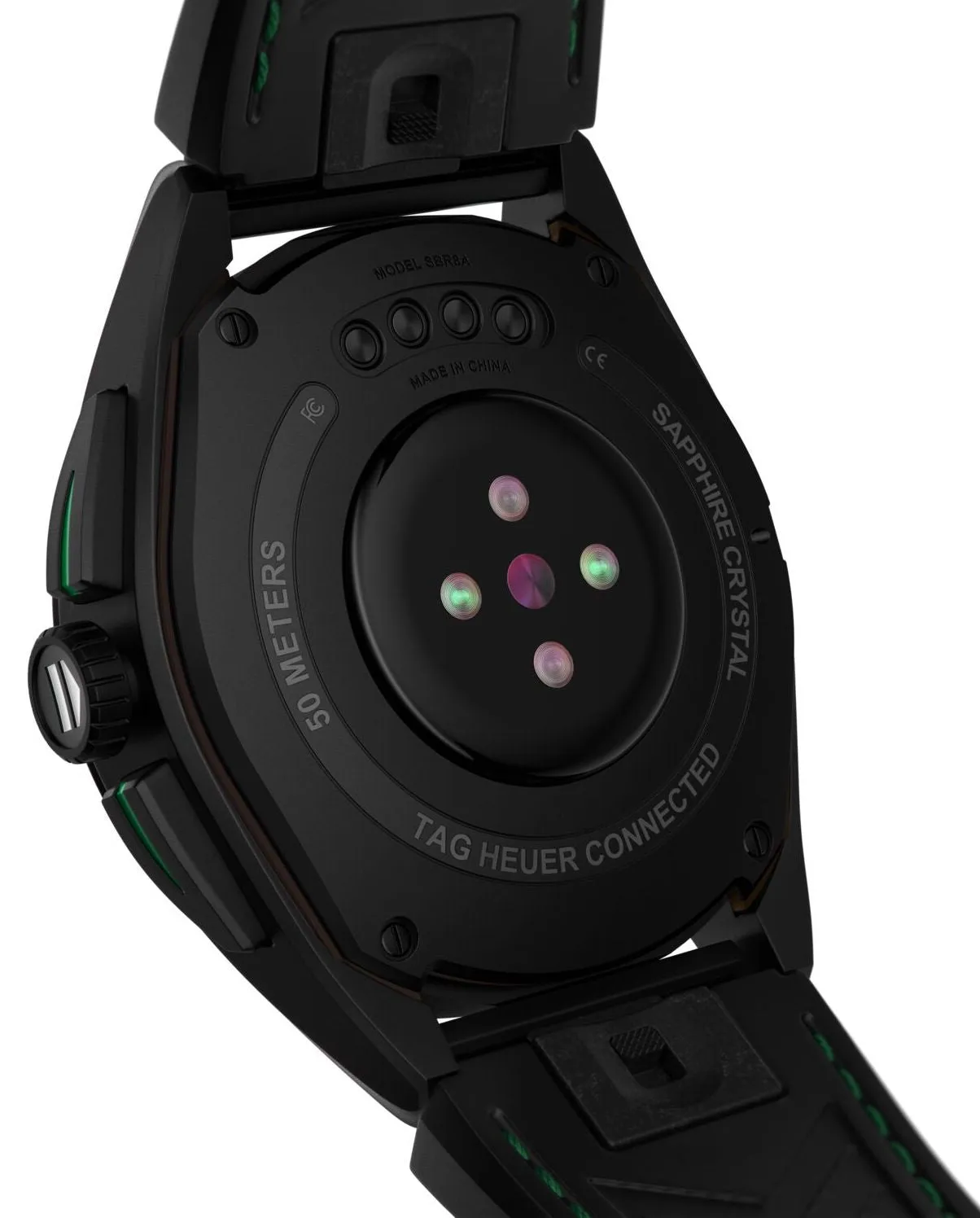 TH Watch Connected Calibre E4 45 Golf Edition Rubber